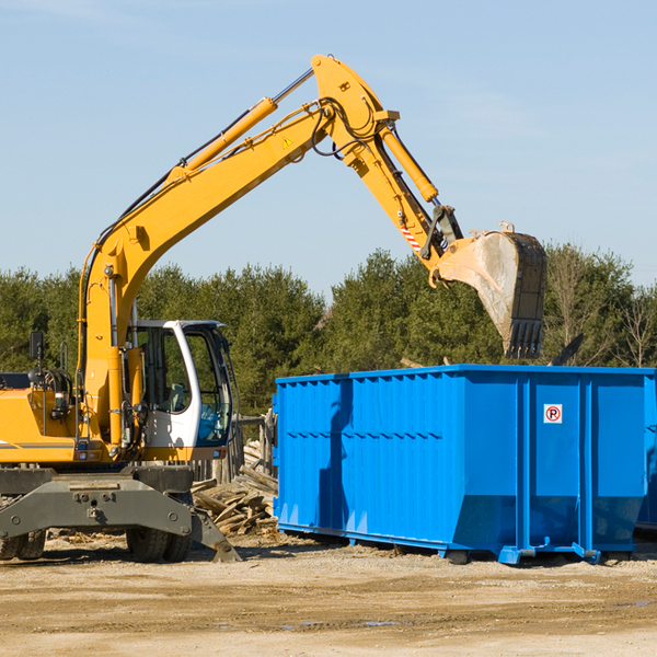 what are the rental fees for a residential dumpster in Huffman TX